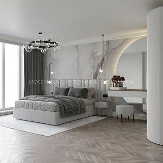 Кровать двуспальная мягкая HILTON с подъемным механизмом, 180x200