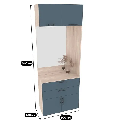 Тумба с зеркалом и комодными ящиками L421 L/R