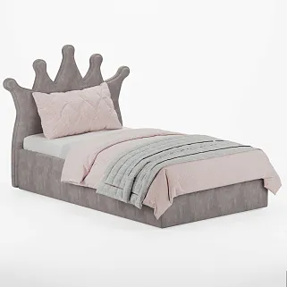 Кровать мягкая QUEEN с подъемным механизмом, 120x200