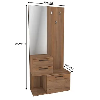 Комплекс панель с зеркалом L-1000 L/R