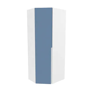 Шкаф угловой разносторонний, фасады в эмали LE218 L/R