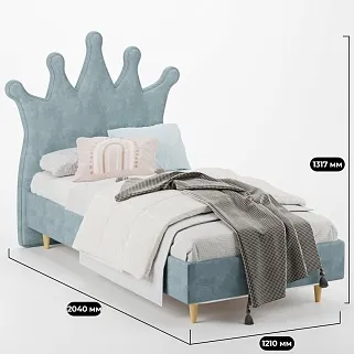 Кровать односпальная мягкая QUEEN LITE