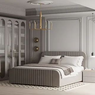 Кровать двуспальная мягкая MALTA с подъемным механизмом, 180x200