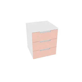 Тумба прикроватная 3 ящика, фасады в эмали LE703