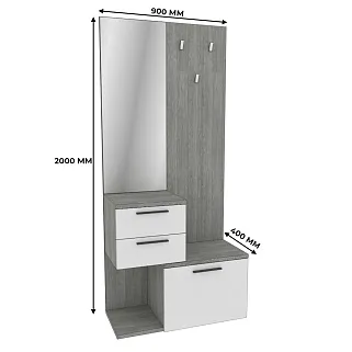 Комплекс панель с зеркалом LG-1000 L/R