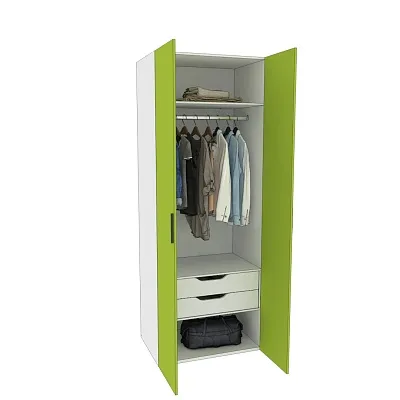 Шкаф двухдверный с ящиками во всю ширину L210.60-3