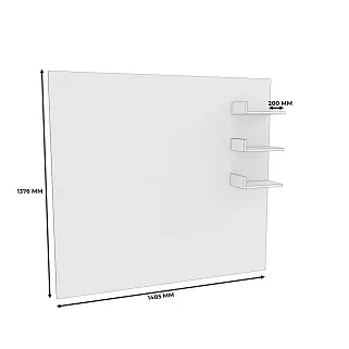 Панель стеновая с полками L013 L/R