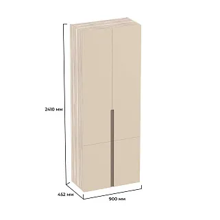 Шкаф книжный, фасады в эмали LE214