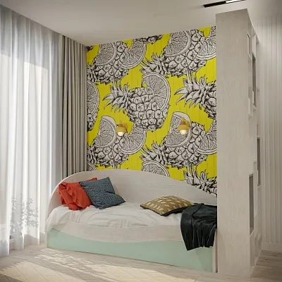 Кровать односпальная P901 с подъемным механизмом, 90x190