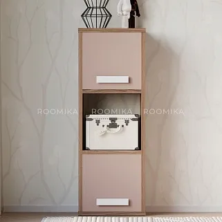 Cтеллаж сквозной книжный на 3 ниши E803