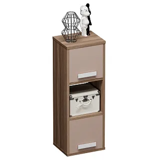 Cтеллаж сквозной книжный на 3 ниши E803