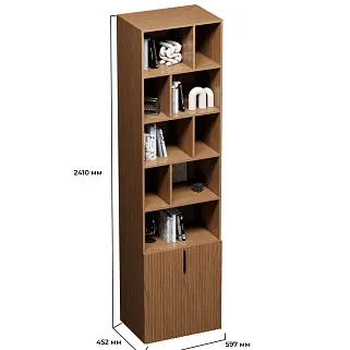 Стеллаж, фасады натуральный шпон L2228.44