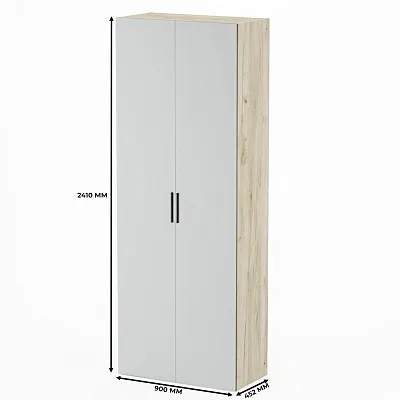 Шкаф двухдверный узкий L210.44-1