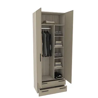 Шкаф двухдверный с ящиками L211.44