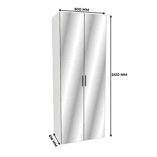 Шкаф двустворчатый с зеркалом L-210.60-2Z