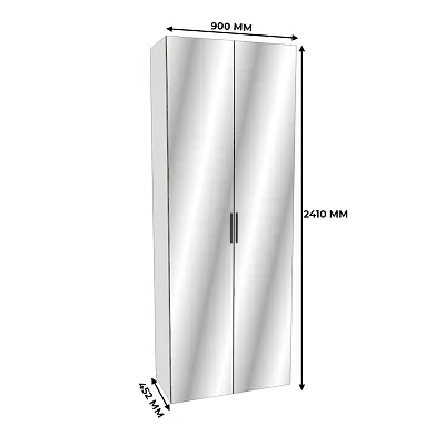 Шкаф двустворчатый с зеркалом L210.44-1Z