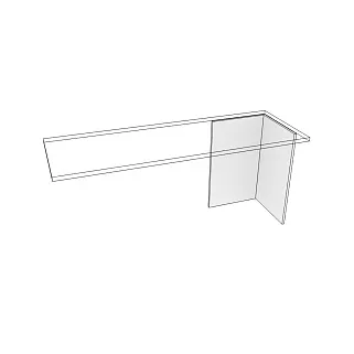 Опора для углового стола E704