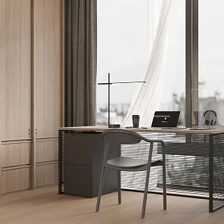 Кабинет со стеллажом №5