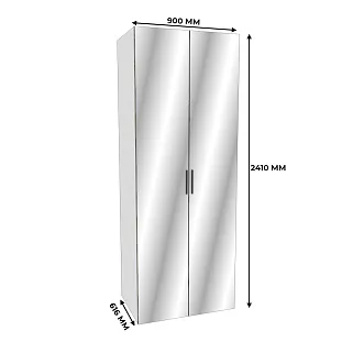 Шкаф двустворчатый с зеркалом L-210.60-3Z