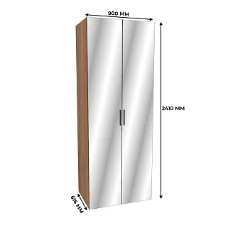 Шкаф двустворчатый с зеркалом L-210.60-4Z