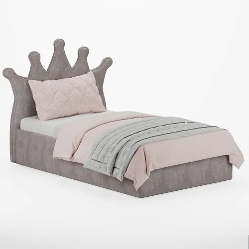 Кровать мягкая КВИН с подъемным механизмом, 120x200