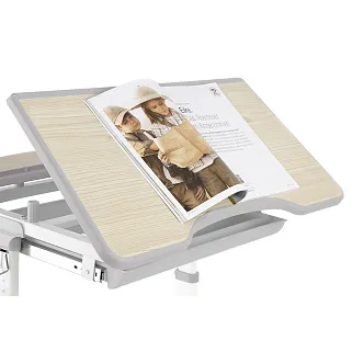 Комплект парта + стул трансформеры Sorriso Grey + лампа + подставка