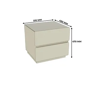 Тумба прикроватная 2 ящ. S-772