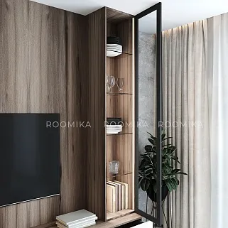 Шкаф на тумбу R506 и R524, со стеклянной дверью с подсветкой R315.35ST