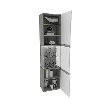 Шкаф напольный с подсветкой LG225 L/R