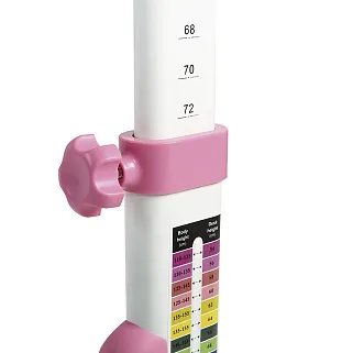 Комплект парта + стул трансформеры Lavoro Pink + лампа + подставка