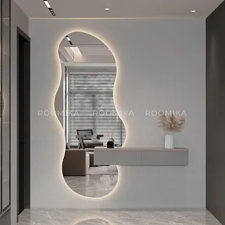 Зеркало L165 с туалетным столиком L515 с подсветкой L/R