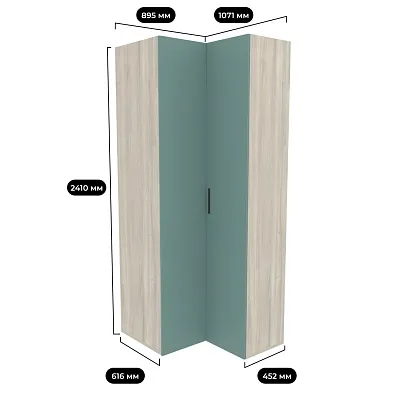 Шкаф угловой L207 L/R