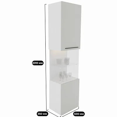 Шкаф напольный с подсветкой L225 L/R