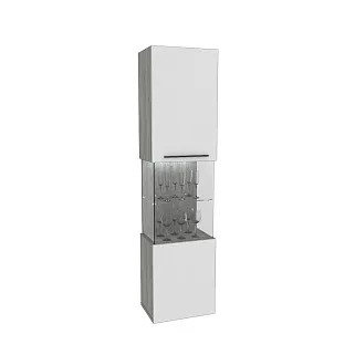 Шкаф напольный с подсветкой LG225 L/R