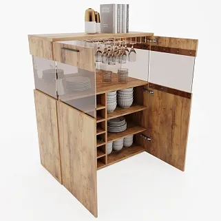 Винный шкаф с подсветкой L200