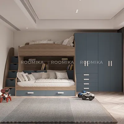 Шкаф двухдверный ,4 ящика E204