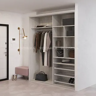 Шкаф-купе U203 тип 4 МДФ/зеркало