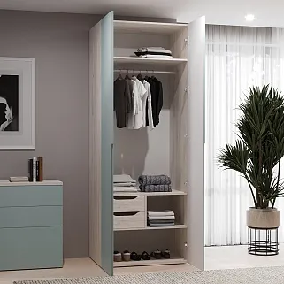 Шкаф 2 дверный, фасады в эмали LE-210.60-2