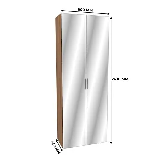 Шкаф двустворчатый с зеркалом L210.44-1Z