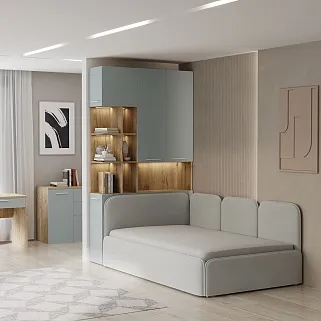 Шкаф с нишей с подсветкой L212.3