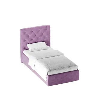 Кровать односпальная мягкая MIRA с подъемным механизмом,90x200