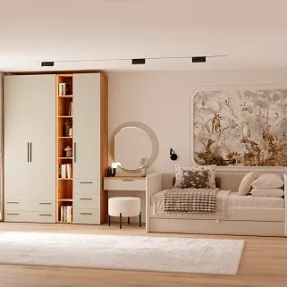 Шкаф однодверный с ящиками L223