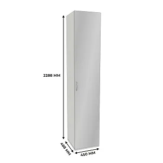 Шкаф 1 дверный узкий с зеркалом P220.45Z