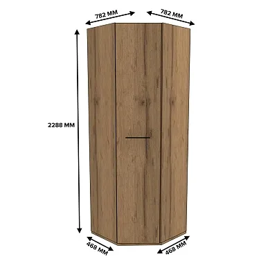 Шкаф угловой равносторонний C-218 L/R