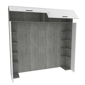 Ниша для кровати с секциями LG-407.44