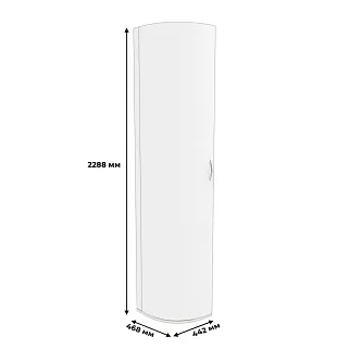 Шкаф завершающий с дверью узкий P233.1 L/R