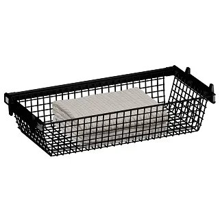 BELLE Корзина для белья 900 мм, цвет черный, BE90BABL