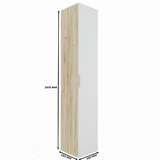 Шкаф однодверный со полками узкий L220.44-4