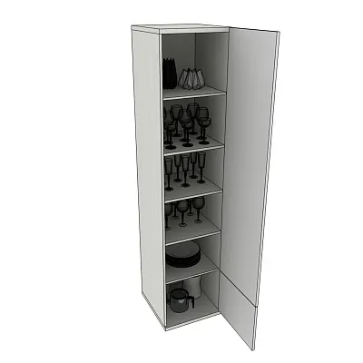 Шкаф однодверный напольный CG-221