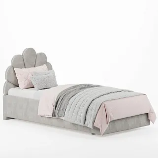 Кровать односпальная мягкая DENNI с подъемным механизмом